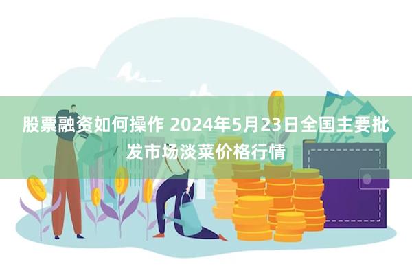 股票融资如何操作 2024年5月23日全国主要批发市场淡菜价格行情